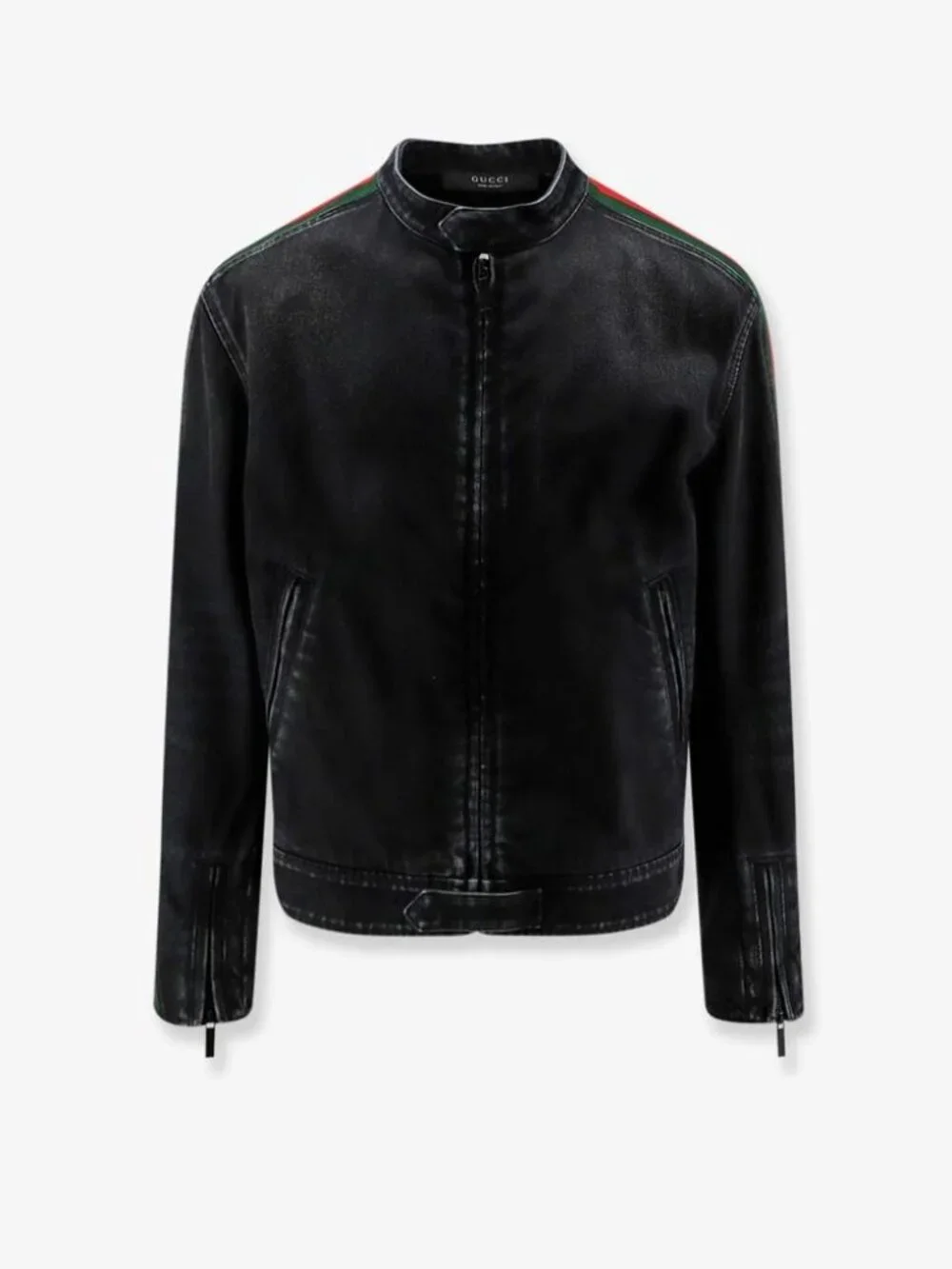 Gucci Denim Jacket With Web Detail Tag Size 52 Men